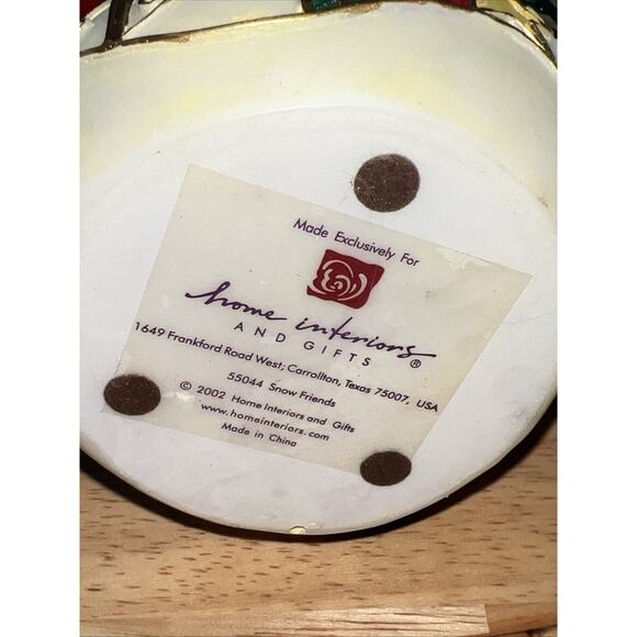 2002 Home Interior Resin Snow Friends Snowmen Figurines Christmas Set Of 3 - Picture 10 of 11